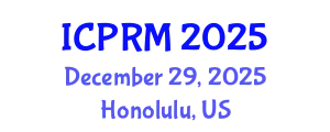 International Conference on Pulmonary and Respiratory Medicine (ICPRM) December 29, 2025 - Honolulu, United States