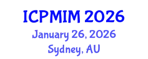 International Conference on Preventive Medicine and Integrative Medicine (ICPMIM) January 26, 2026 - Sydney, Australia