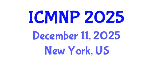 International Conference on Microelectronics, Nanoelectronics and Photonics (ICMNP) December 11, 2025 - New York, United States
