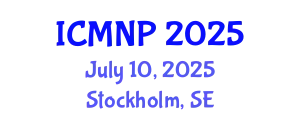 International Conference on Microelectronics, Nanoelectronics and Photonics (ICMNP) July 10, 2025 - Stockholm, Sweden