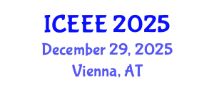International Conference on Ecological and Environmental Engineering (ICEEE) December 29, 2025 - Vienna, Austria
