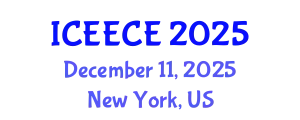 International Conference on Energy, Environmental and Chemical Engineering (ICEECE) December 11, 2025 - New York, United States