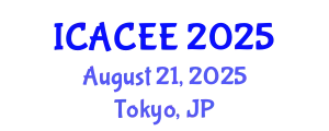 International Conference on Architectural, Civil and Environmental Engineering (ICACEE) August 21, 2025 - Tokyo, Japan