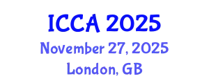 International Conference on Control and Automation (ICCA) November 27, 2025 - London, United Kingdom