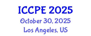 International Conference on Chemical and Process Engineering (ICCPE) October 30, 2025 - Los Angeles, United States