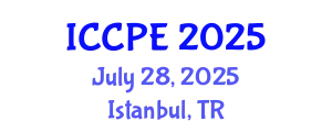 International Conference on Chemical and Process Engineering (ICCPE) July 28, 2025 - Istanbul, Turkey