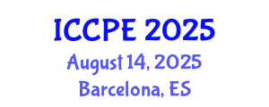 International Conference on Chemical and Process Engineering (ICCPE) August 14, 2025 - Barcelona, Spain
