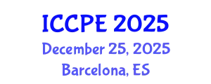 International Conference on Chemical and Process Engineering (ICCPE) December 25, 2025 - Barcelona, Spain