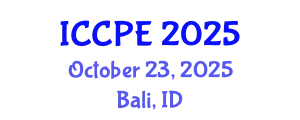 International Conference on Chemical and Process Engineering (ICCPE) October 23, 2025 - Bali, Indonesia