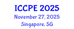 International Conference on Chemical and Process Engineering (ICCPE) November 27, 2025 - Singapore, Singapore