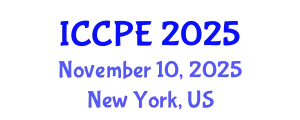 International Conference on Chemical and Process Engineering (ICCPE) November 10, 2025 - New York, United States