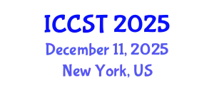 International Conference on Computer Science and Technology (ICCST) December 11, 2025 - New York, United States