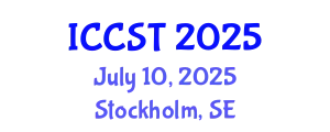 International Conference on Computer Science and Technology (ICCST) July 10, 2025 - Stockholm, Sweden