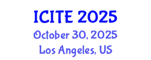 International Conference on Information Technology and Engineering (ICITE) October 30, 2025 - Los Angeles, United States