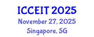 International Conference on Computer Education and Instructional Technology (ICCEIT) November 27, 2025 - Singapore, Singapore