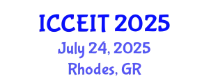 International Conference on Computer Education and Instructional Technology (ICCEIT) July 24, 2025 - Rhodes, Greece