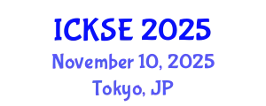 International Conference on Knowledge and Software Engineering (ICKSE) November 10, 2025 - Tokyo, Japan
