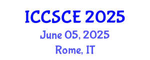 International Conference on Civil, Structural and Construction Engineering (ICCSCE) June 05, 2025 - Rome, Italy