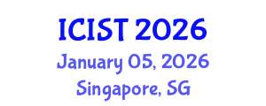 International Conference on Information Science and Technology (ICIST) January 05, 2026 - Singapore, Singapore