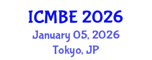 International Conference on Mechanical and Biomedical Engineering (ICMBE) January 05, 2026 - Tokyo, Japan