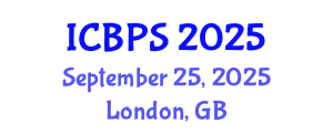 International Conference on Biomedical and Pharmaceutical Sciences (ICBPS) September 25, 2025 - London, United Kingdom