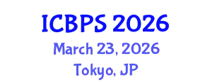 International Conference on Biomedical and Pharmaceutical Sciences (ICBPS) March 23, 2026 - Tokyo, Japan