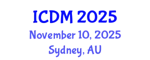 International Conference on Data Mining (ICDM) November 10, 2025 - Sydney, Australia