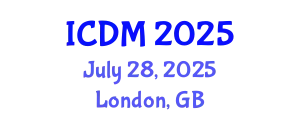 International Conference on Data Mining (ICDM) July 28, 2025 - London, United Kingdom
