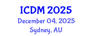 International Conference on Data Mining (ICDM) December 04, 2025 - Sydney, Australia