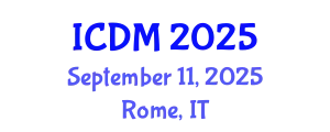 International Conference on Data Mining (ICDM) September 11, 2025 - Rome, Italy