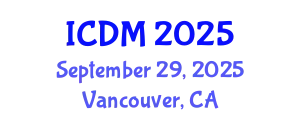 International Conference on Data Mining (ICDM) September 29, 2025 - Vancouver, Canada