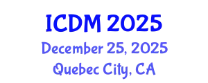 International Conference on Data Mining (ICDM) December 25, 2025 - Quebec City, Canada