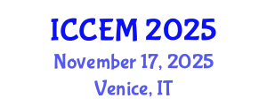 International Conference on Computational and Experimental Mechanics (ICCEM) November 17, 2025 - Venice, Italy