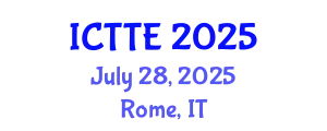 International Conference on Traffic and Transportation Engineering (ICTTE) July 28, 2025 - Rome, Italy