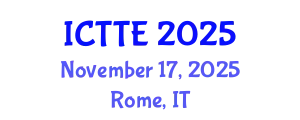 International Conference on Traffic and Transportation Engineering (ICTTE) November 17, 2025 - Rome, Italy