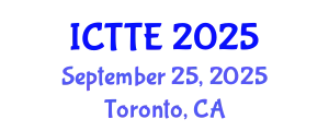 International Conference on Traffic and Transportation Engineering (ICTTE) September 25, 2025 - Toronto, Canada