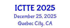 International Conference on Traffic and Transportation Engineering (ICTTE) December 25, 2025 - Quebec City, Canada