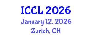 International Conference on Cognitive Linguistics (ICCL) January 12, 2026 - Zurich, Switzerland