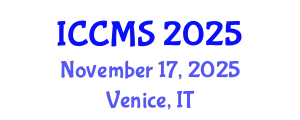 International Conference on Communication and Media Studies (ICCMS) November 17, 2025 - Venice, Italy