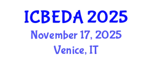 International Conference on Biomedical Electronics, Devices and Applications (ICBEDA) November 17, 2025 - Venice, Italy