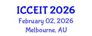 International Conference on Computer Engineering and Information Technology (ICCEIT) February 02, 2026 - Melbourne, Australia