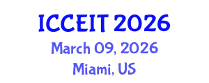 International Conference on Computer Engineering and Information Technology (ICCEIT) March 09, 2026 - Miami, United States
