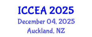 International Conference on Chemical Engineering and Applications (ICCEA) December 04, 2025 - Auckland, New Zealand