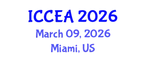 International Conference on Chemical Engineering and Applications (ICCEA) March 09, 2026 - Miami, United States