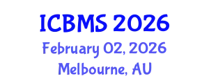International Conference on Biology and Medical Sciences (ICBMS) February 02, 2026 - Melbourne, Australia