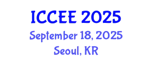 International Conference on Civil and Environmental Engineering (ICCEE) September 18, 2025 - Seoul, Republic of Korea