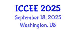 International Conference on Civil and Environmental Engineering (ICCEE) September 18, 2025 - Washington, United States