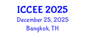 International Conference on Civil and Environmental Engineering (ICCEE) December 25, 2025 - Bangkok, Thailand