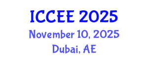 International Conference on Civil and Environmental Engineering (ICCEE) November 10, 2025 - Dubai, United Arab Emirates