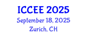 International Conference on Civil and Environmental Engineering (ICCEE) September 18, 2025 - Zurich, Switzerland